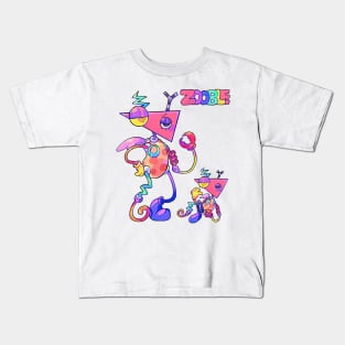 zooble sticker pack the amazing digital circus Kids T-Shirt